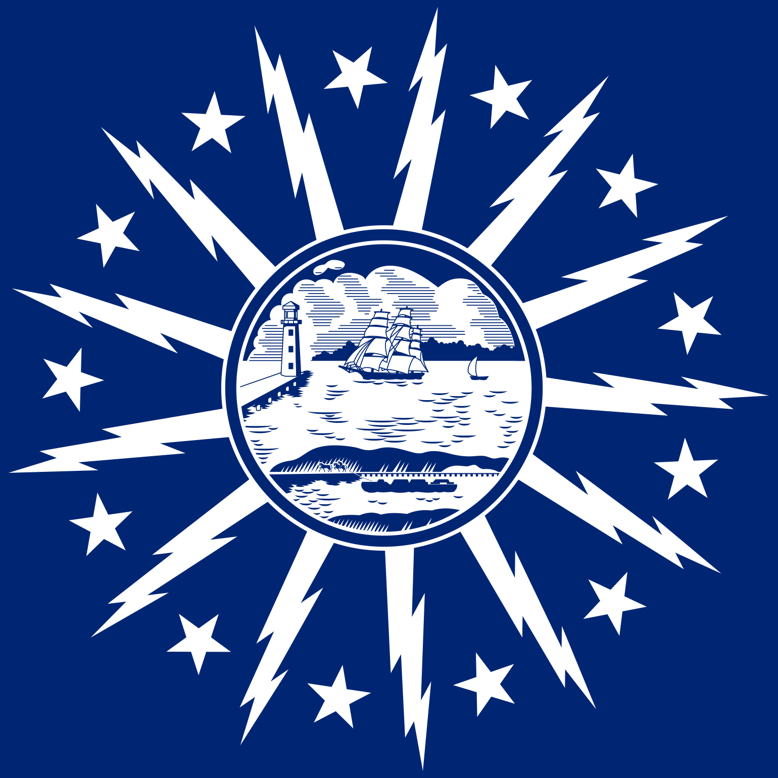 Flag for City of Buffalo, New York